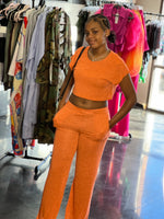 Orange Pant Set