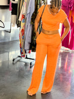 Orange Pant Set