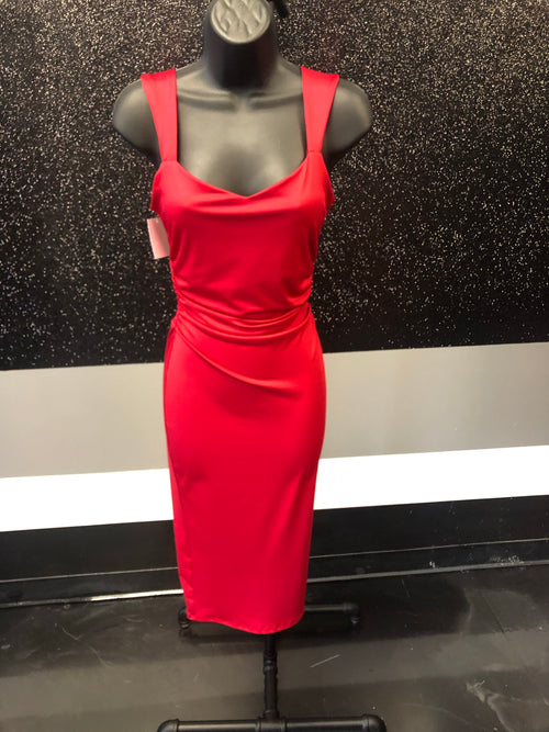 Classy Red Dress - WaistLESS Couturing