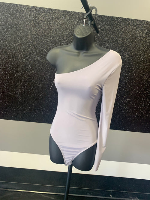 Light Purple One Sleeve Bodysuit - WaistLESS Couturing