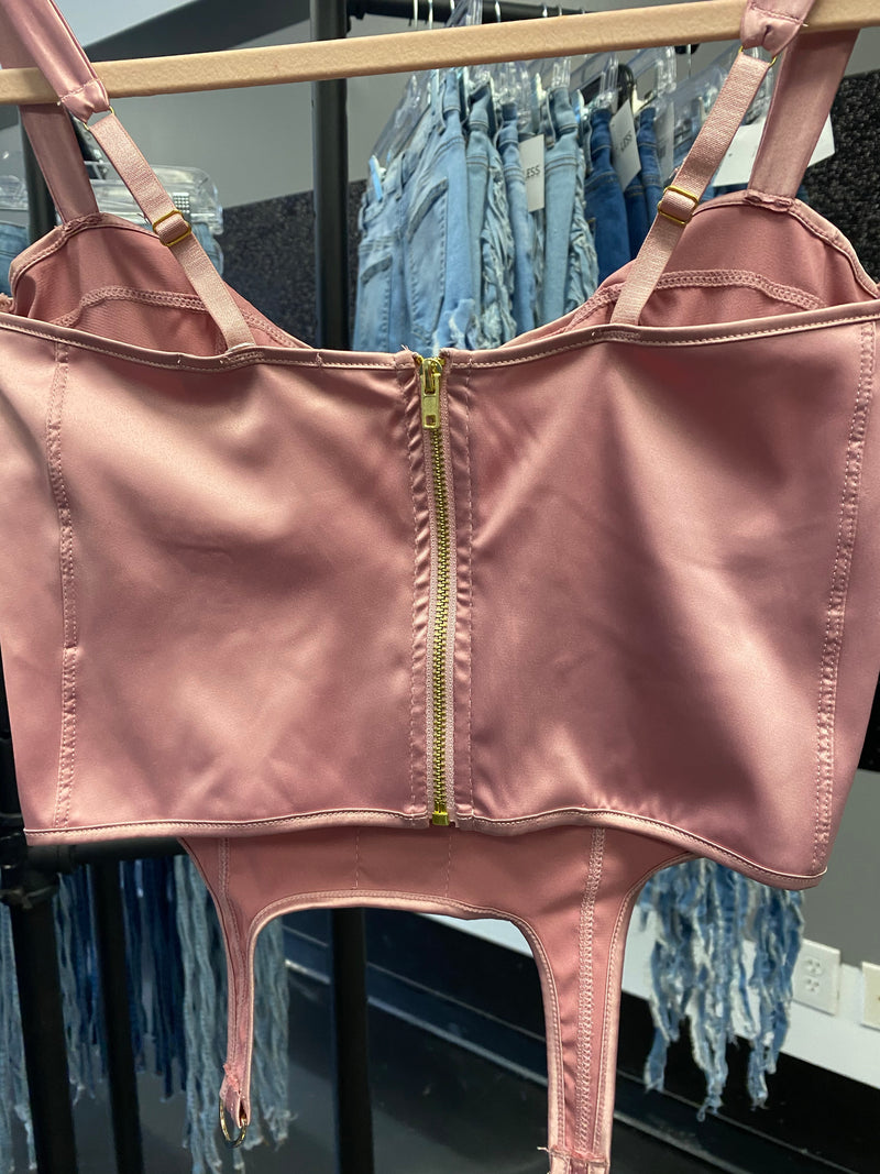 Pink corset - WaistLESS Couturing