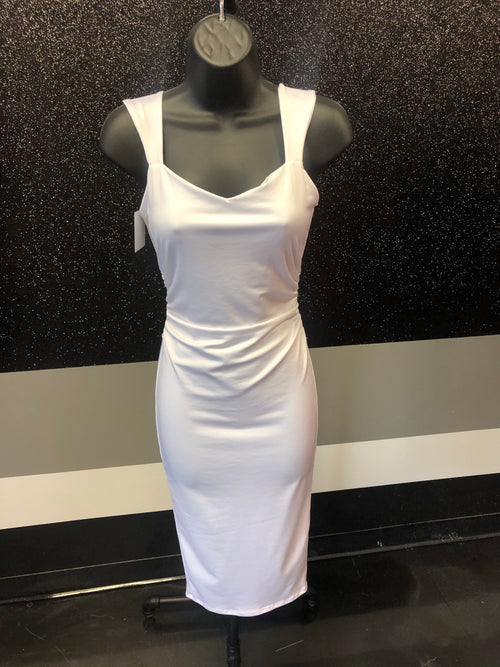 Classy White Dress - WaistLESS Couturing