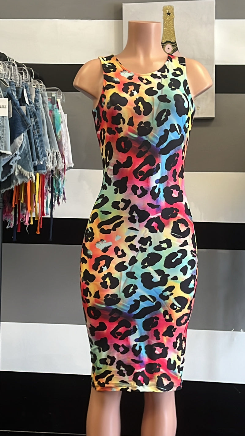 Exotic Cheetah Dress