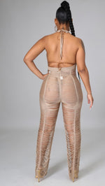 Crochet Back Out Jumpsuit - WaistLESS Couturing