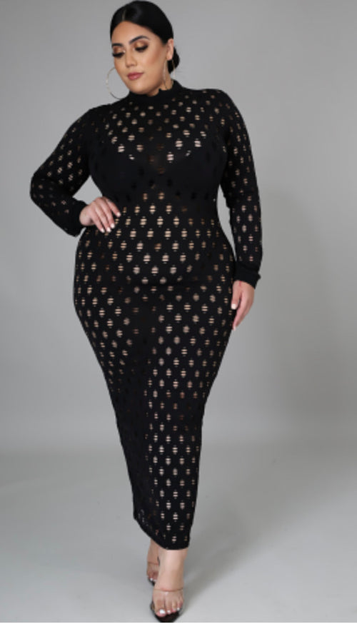 Doing Me Midi Dress Plus - WaistLESS Couturing