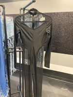 Black “Cat woman” jumpsuit - WaistLESS Couturing